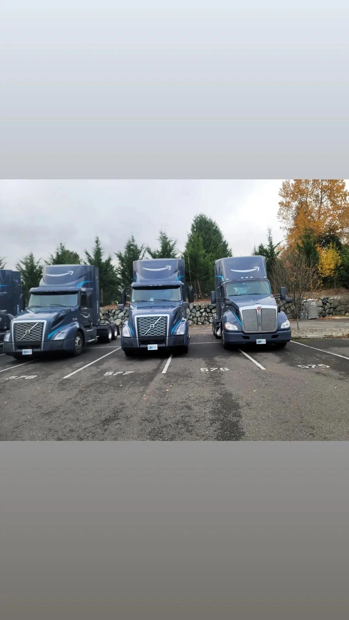Amazon freight partner trucks